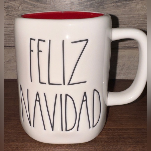 Super Cute FELIZ NAVIDAD Mug Coffee Cup by Rae Dunn by Magenta - NEW - Picture 5 of 9